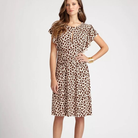 Tory Burch Dresses & Skirts - Tory Burch Gladys Animal Print Dress